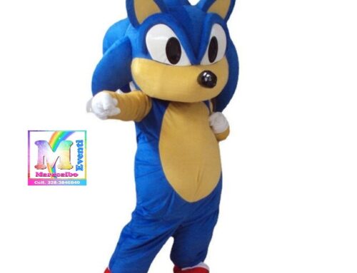 Sonic mascotte noleggio animazione per feste e compleanni